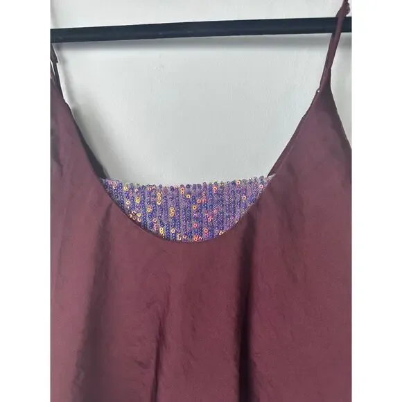 NEW Intimately Free People Turn It On Cami Camisole Size XS Sequin Tank $68 A53 - Picture 3 of 7